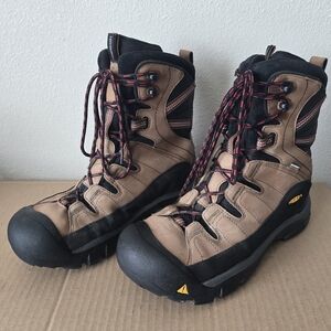KEEN Summit County Boots Insulated Waterproof Winter Hiking Leather Men's 9